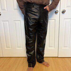 Oscar Leopold 100% Leather Pants – Size 36